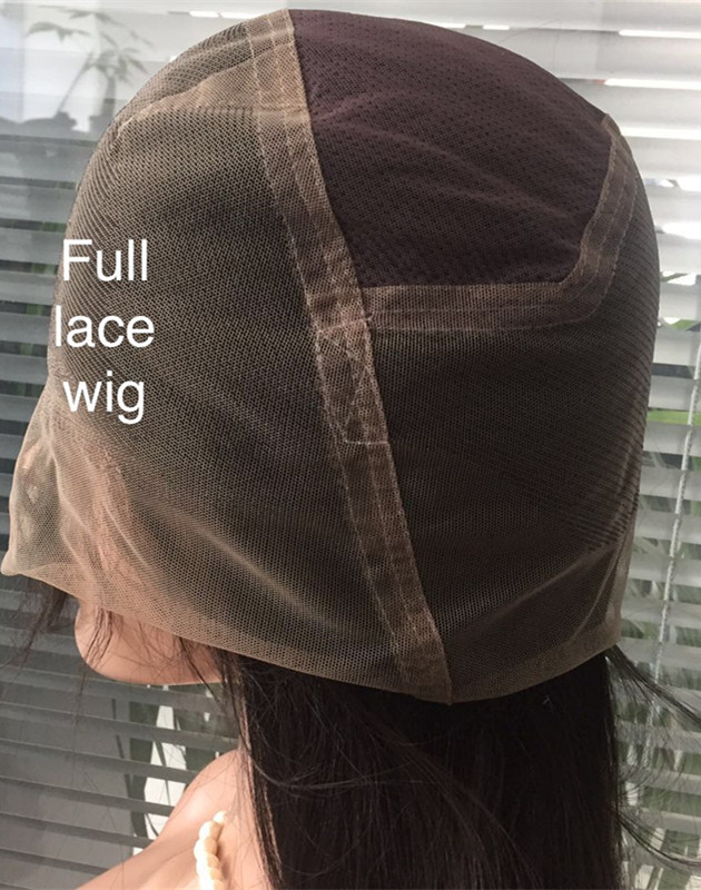 Full lace wig yaki straight human hair wig beautiful  YL271